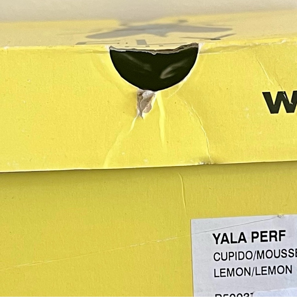 Fly London Yala Perf Wedge in Lemon Yellow - Picture 7 of 8